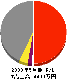 東亜土木 損益計算書 2008年5月期