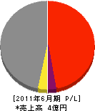 平塚竹田組 損益計算書 2011年6月期