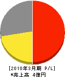 日本グローバルサービス 損益計算書 2010年3月期
