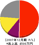 富山クレーン 損益計算書 2007年12月期