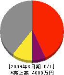 菅原組 損益計算書 2009年3月期