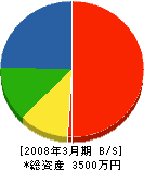 菅野工業 貸借対照表 2008年3月期