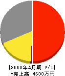 佐藤塗装工業 損益計算書 2008年4月期