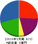 大湊精電社 貸借対照表 2010年3月期