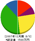 小松造園 貸借対照表 2007年12月期