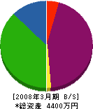 鈴忠工業 貸借対照表 2008年3月期