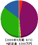 大村塗装 貸借対照表 2008年9月期