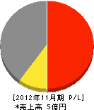 中村建興 損益計算書 2012年11月期