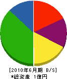 太田建設 貸借対照表 2010年6月期