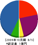 ナリタ管工 貸借対照表 2009年10月期