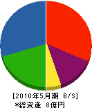 渡辺機械 貸借対照表 2010年5月期