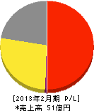 日本オフィスオートメーション 損益計算書 2013年2月期