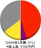 弘電業 損益計算書 2009年3月期