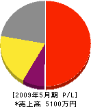 祢津設備 損益計算書 2009年5月期