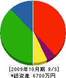 立場川工務店 貸借対照表 2009年10月期