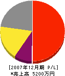 鬼塚電気商会 損益計算書 2007年12月期