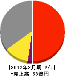 松村電機製作所 損益計算書 2012年9月期