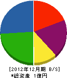 高垣商会 貸借対照表 2012年12月期