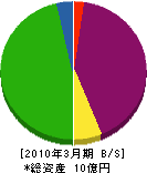 筑波電機製作所 貸借対照表 2010年3月期