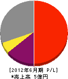 菅野造園 損益計算書 2012年6月期