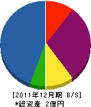 栄進建設 貸借対照表 2011年12月期