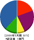 杉田建設 貸借対照表 2008年5月期