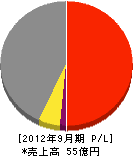 日本体育施設 損益計算書 2012年9月期