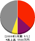 東京水道工業所 損益計算書 2009年3月期