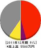 岩田建設 損益計算書 2011年12月期