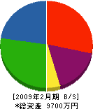 豊川ホーム 貸借対照表 2009年2月期