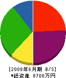 遠藤工務店 貸借対照表 2008年6月期