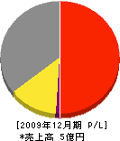 西田亀 損益計算書 2009年12月期
