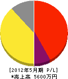 花田電設 損益計算書 2012年5月期