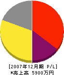 富岡電気 損益計算書 2007年12月期