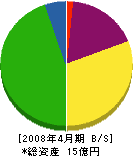 村井組 貸借対照表 2008年4月期