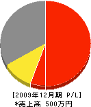 中島電業社 損益計算書 2009年12月期