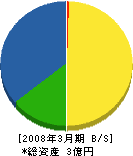西日本浄化槽 貸借対照表 2008年3月期