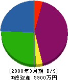 日栄電工 貸借対照表 2008年3月期