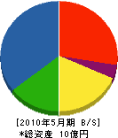 松栄住宅 貸借対照表 2010年5月期