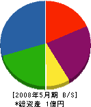太田設備工業 貸借対照表 2008年5月期
