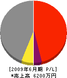 西日本菱建開発 損益計算書 2009年6月期