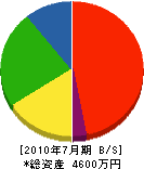 日本電気管理者協会 貸借対照表 2010年7月期