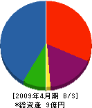 菅野工業所 貸借対照表 2009年4月期