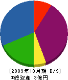 田伏石材商店 貸借対照表 2009年10月期