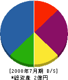 柿崎工業 貸借対照表 2008年7月期