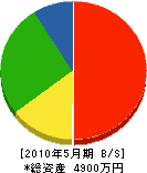 鹿沼どうだんセンター 貸借対照表 2010年5月期