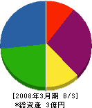 若佐工業 貸借対照表 2008年3月期