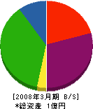 田辺配管工業所 貸借対照表 2008年3月期