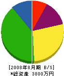 鈴木工業 貸借対照表 2008年8月期