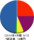 桐井鉄工 貸借対照表 2010年3月期